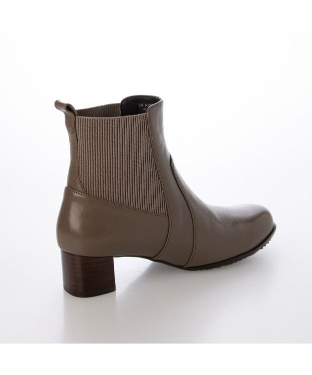 ing 【WEB限定】サイドゴアショートブーツ オーク