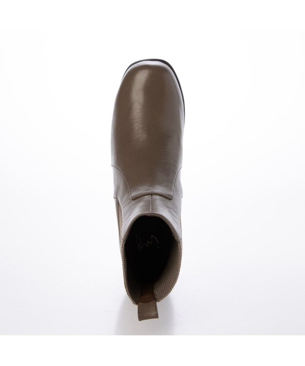 ing 【WEB限定】サイドゴアショートブーツ オーク