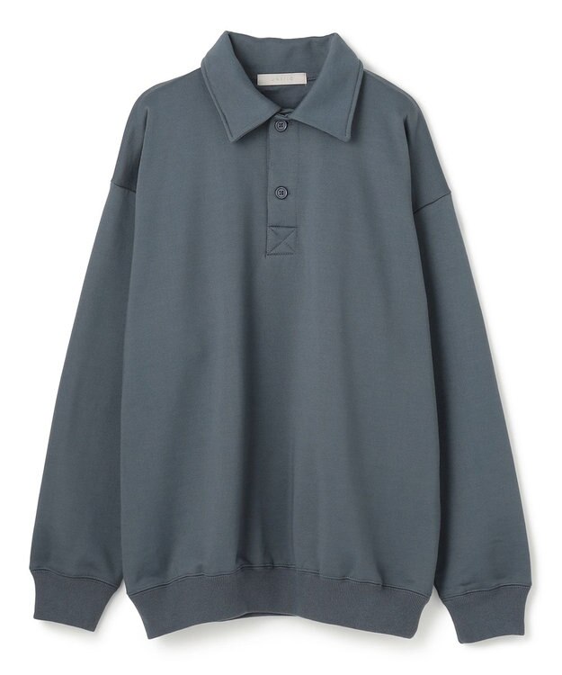 UNFILO MENS 【男女兼用】ナイロン裏毛 ポロ ブルー