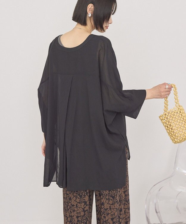 AMERICAN HOLIC Vネックポンチョシャツ Dark Navy