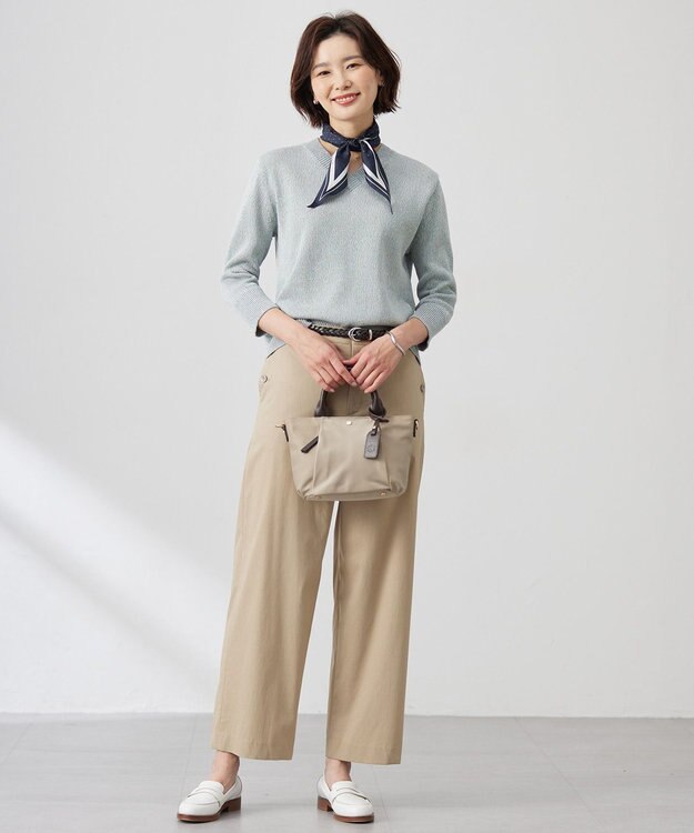 J.PRESS LADIES メッシュベルト ダークブラウン系