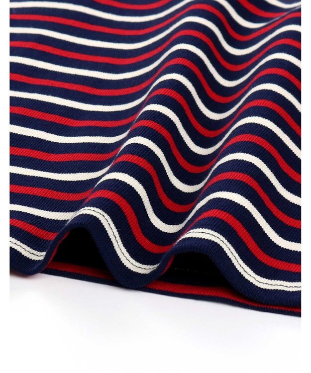 une nana cool 【綿100%】トリコロールパジャマ レッド