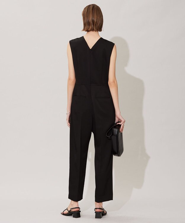 ICB 【洗える】Ta.Peツイル オールインワン ブラック系