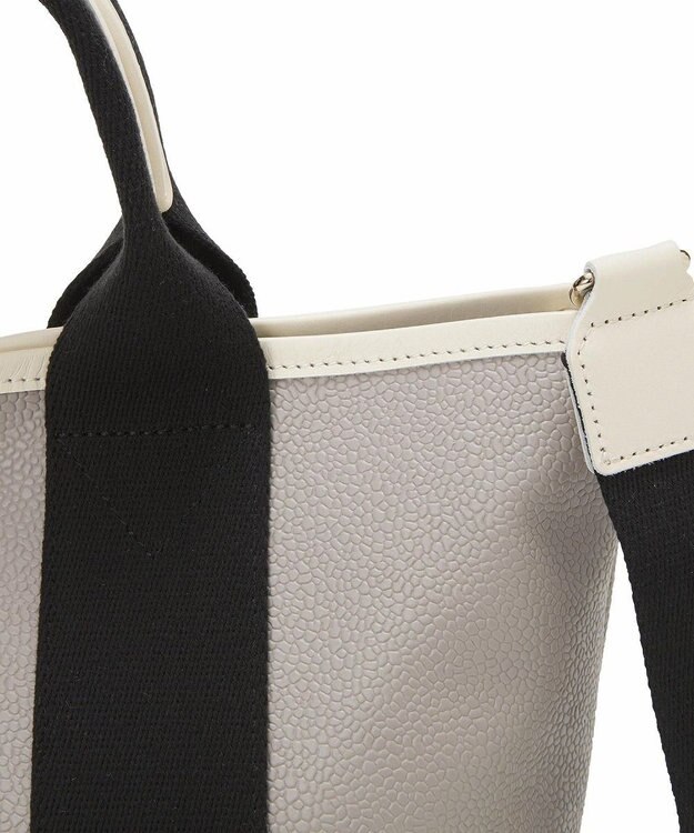 TOPKAPI 【Breath TOPKAPI】SCOTCH GRAIN スコッチグレイン ショルダー付き ミニ トート バッグ グレージュ