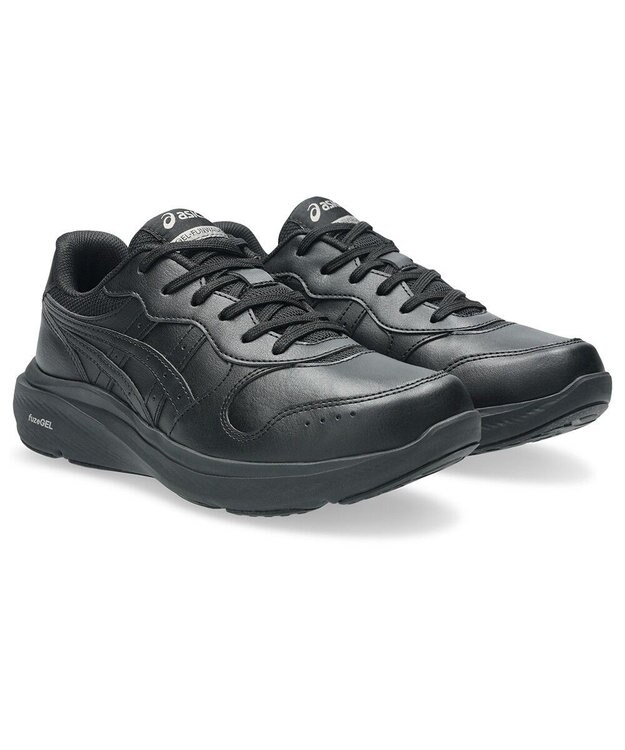 ASICS WALKING ゲルファンウォーカー レディース 3E相当 ブラック×ブラック