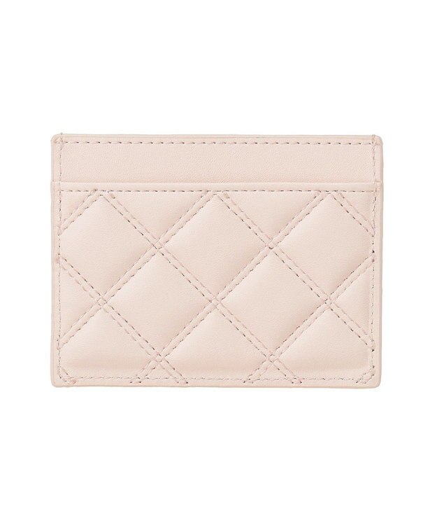 Maison de FLEUR リボンビジューキルティングカードケース Light Pink