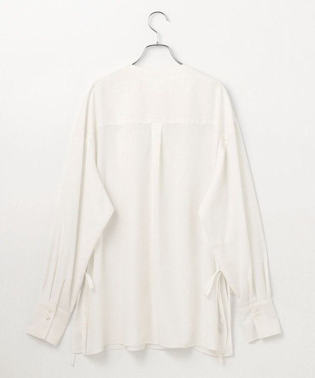 #Newans ルーズシルエットシアーシャツ ホワイト