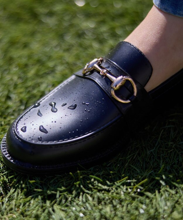 ANY 【晴雨兼用】撥水ローファー ブラック