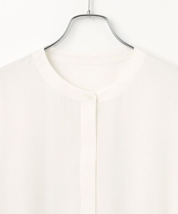 #Newans ルーズシルエットシアーシャツ ホワイト