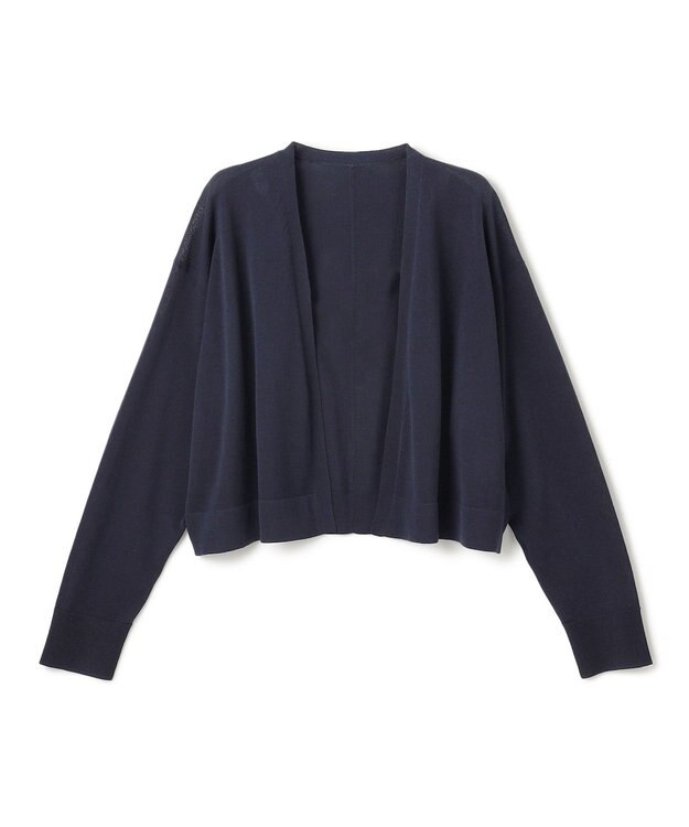 UNFILO イージー ショート カーディガン ネイビー