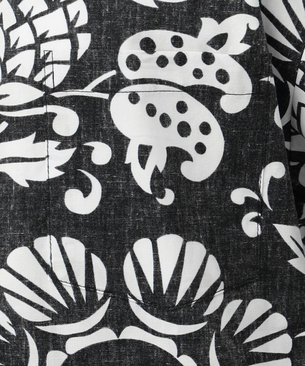 JOSEPH ABBOUD MOUNTAIN 【SPACE】KAHARAアロハ シャツ ブラック系6