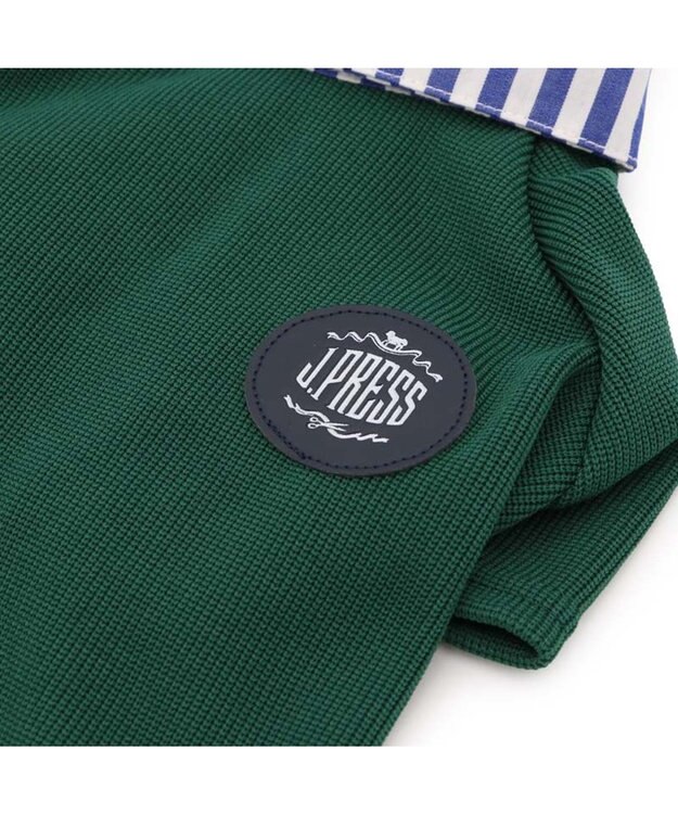 PET PARADISE J.PRESS フライス ポロシャツ 小型犬 ダークグリーン