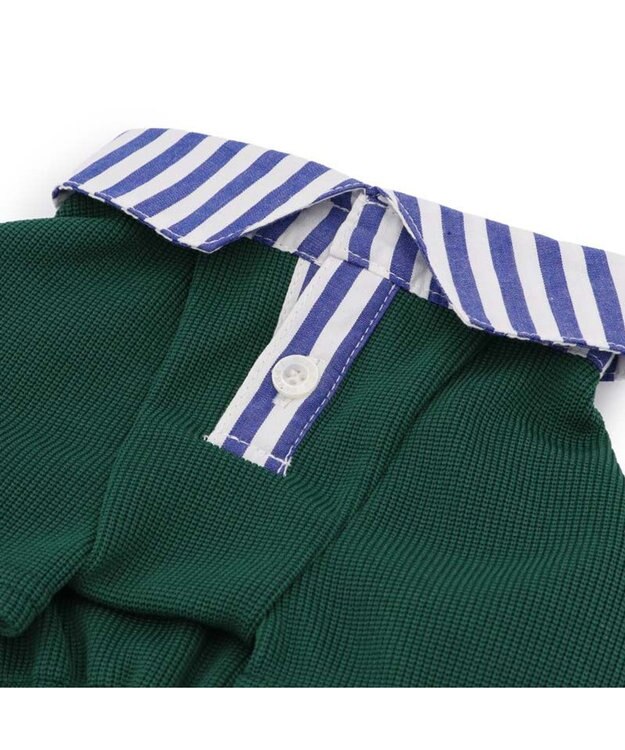 PET PARADISE J.PRESS フライス ポロシャツ 小型犬 ダークグリーン