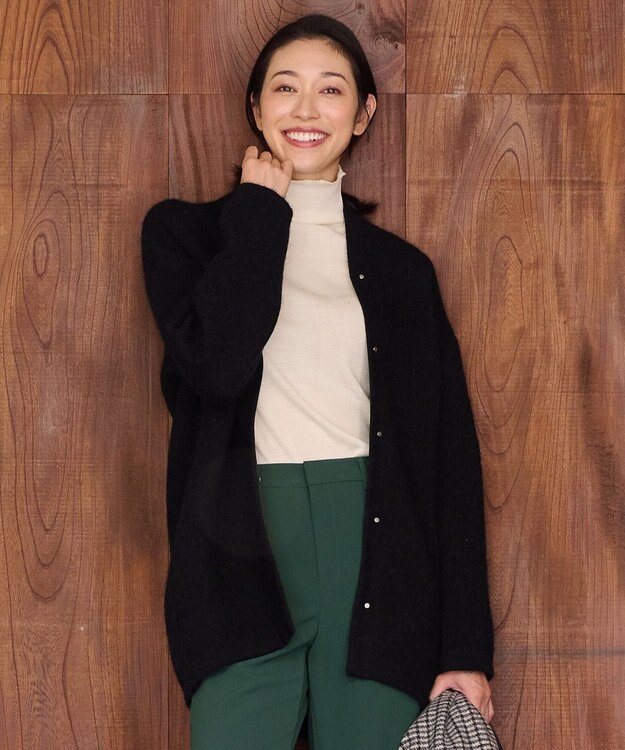 自由区 S 【WEB限定カラーあり・昨年大人気商品をアップデート】モヘアニット アウター [WEB限定]ブラック系