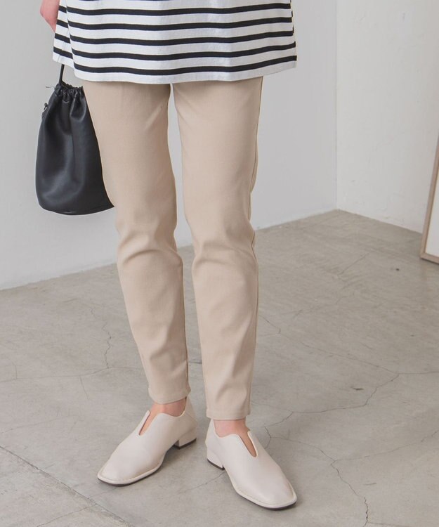 WEGO ストレッチレギンスパンツ ライトベージュ