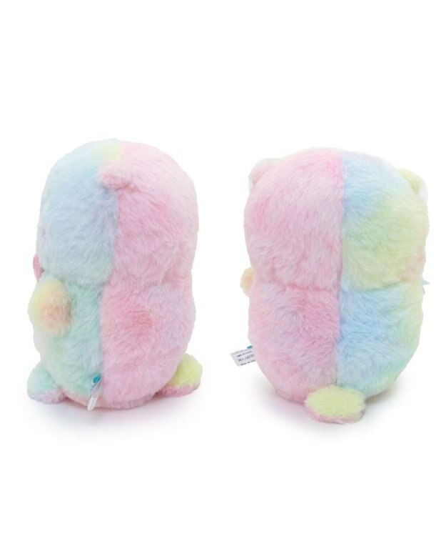 Mother garden らっこいぬ 虹のふわふわ マスコット 16cm -