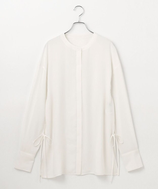 #Newans ルーズシルエットシアーシャツ ホワイト