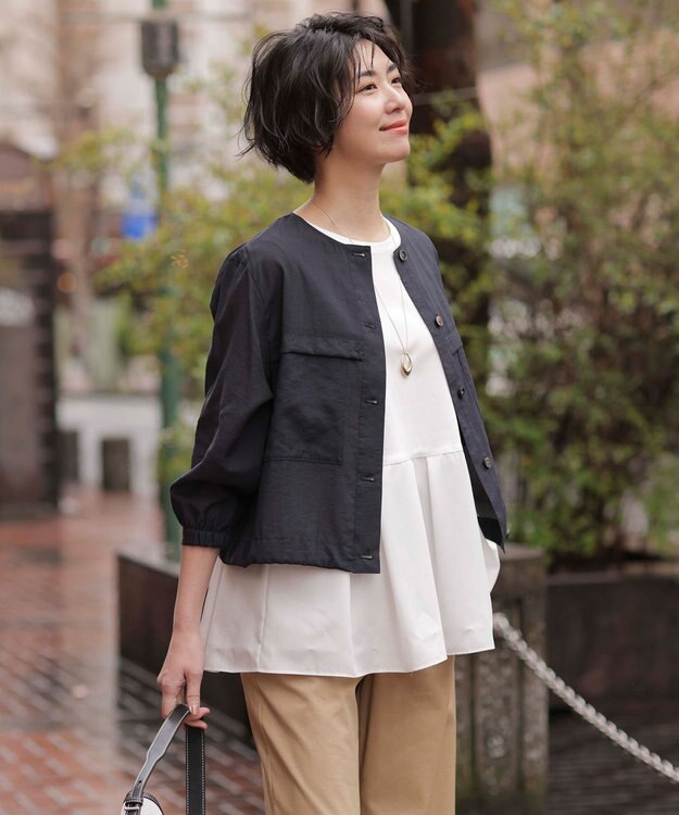 J.PRESS LADIES ドロップ メタル ネックレス ケシウスゴールド系