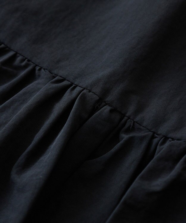 AMERICAN HOLIC ティアードタフタスカート Black