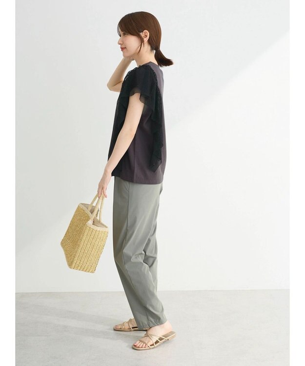 Green Parks ・ＳＵＧＡＲ　ＳＰＯＯＮ　ＴＩＧＥＲｐｔラッフルフレンチＴ Charcoal Gray