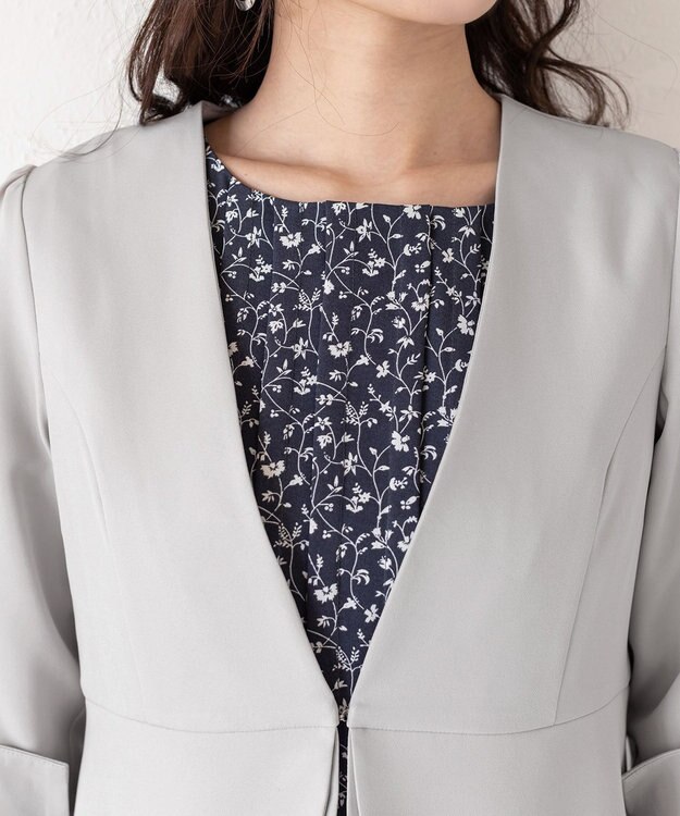 Tiaclasse L 【新色追加・洗える】バックリボンジャレロ グレー