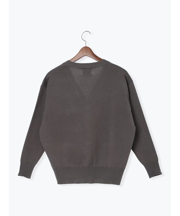 Te chichi 【Disney】101/刺繍Vネックカーディガン グレー