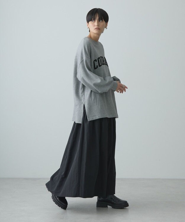 AMERICAN HOLIC ティアードタフタスカート Black