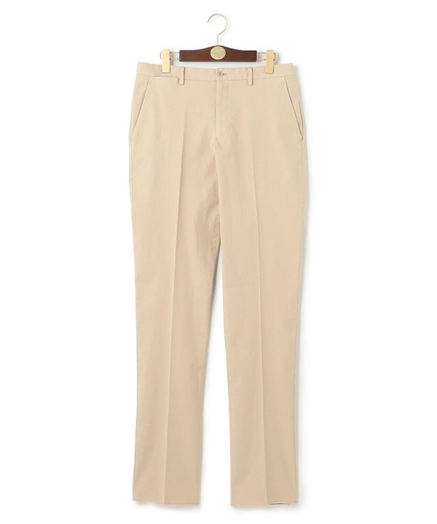 J.PRESS MEN トリコチンストレッチ パンツ ベージュ系