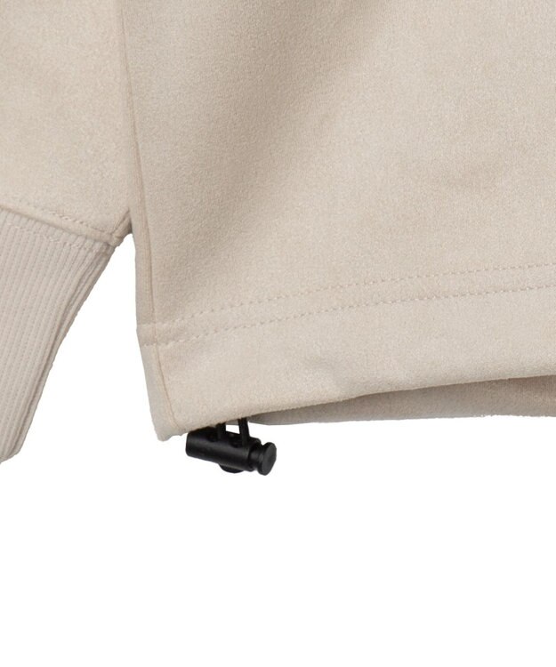 WEGO 【ユニセックス着用ITEM】フェイクスウェードグラフィックプルオーバー ホワイトアイボリー