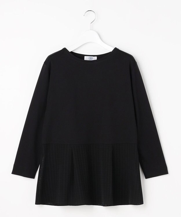 J.PRESS LADIES L 【WEB限定カラーあり】レイヤードフレア カットソー 【WEB限定カラー】ブラック系