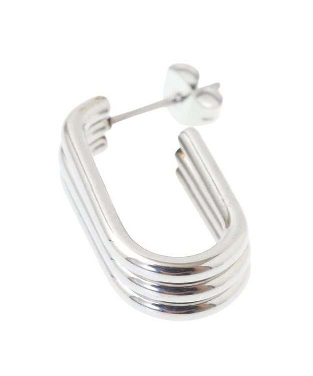 Green Parks ・ＨＡＬＦ　ＴＩＭＥ　サージカルスクエアピアス Silver