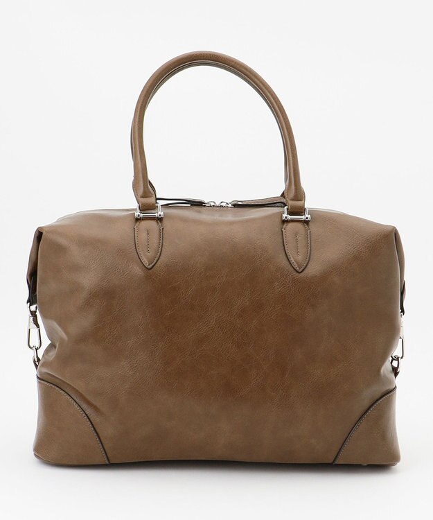 UNBILLION 【テレビ ドラマ着用アイテム】Otias アンティークタイプ合皮2WAYボストン ブラウン