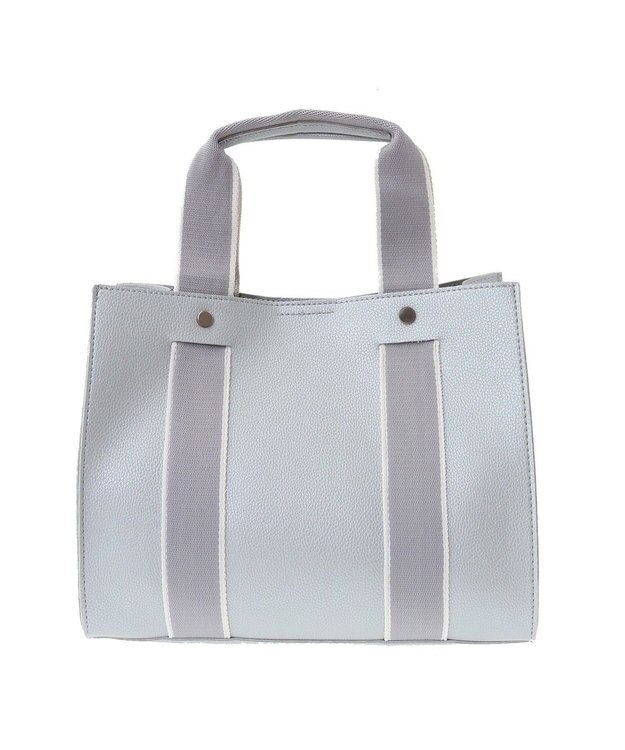 Green Parks ・Ｃｕ－ｓｈｕｔ　ワイドテープハンドルスクエアトート Silver