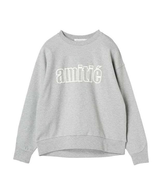AMERICAN HOLIC 発泡ロゴポンチプルオーバー Light Gray Mixture