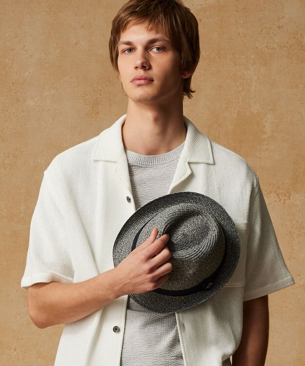 JOSEPH ABBOUD 【洗える】ウォッシャブルブレード ハット グレー系