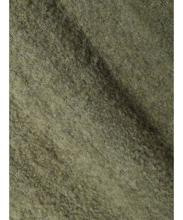 earth music&ecology ブークレハーフジップミニワンピース Khaki