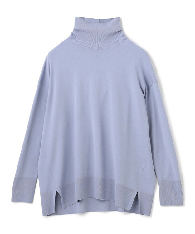 UNFILO マイビューティーニット タートルネック [NEW]スモーキーブルー