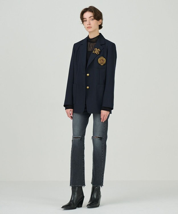 GRACE CONTINENTAL ブレザージャケット ネイビー