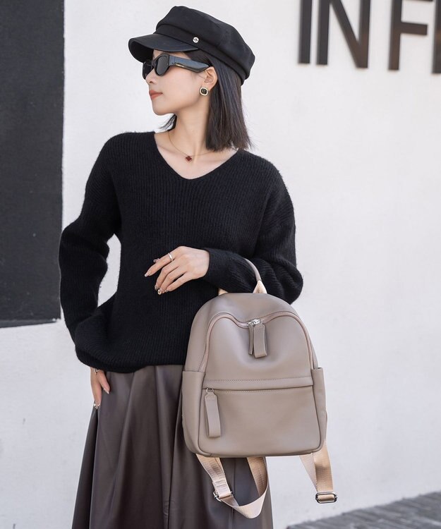 style code 　[Lyrss/リルス]牛革　バックパック グレー