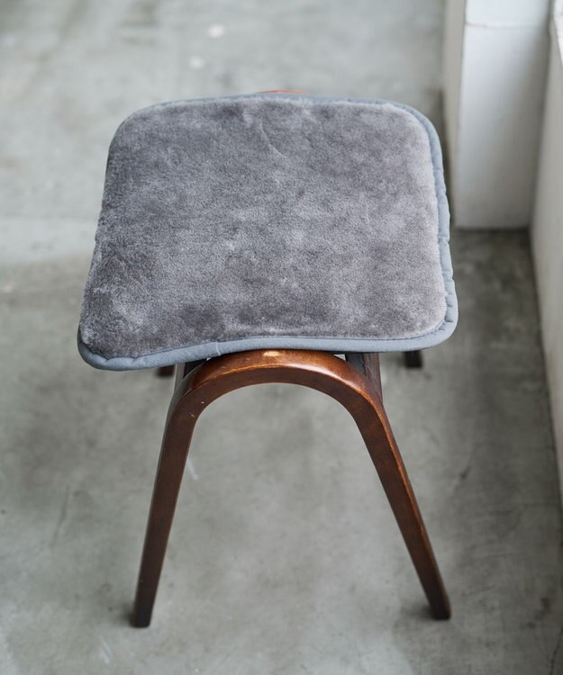 LOOM&SPOOL SRN3ウールチェアマット グレー