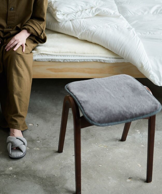 LOOM&SPOOL SRN3ウールチェアマット グレー