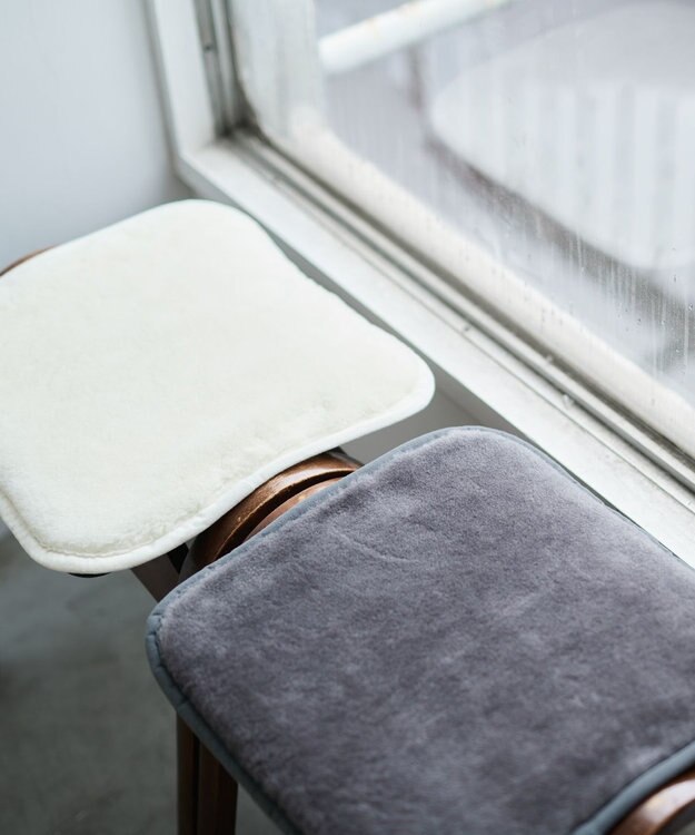 LOOM&SPOOL SRN3ウールチェアマット グレー