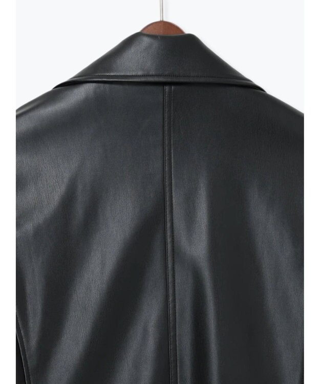 Te chichi レザーダブルライダースジャケット ブラック