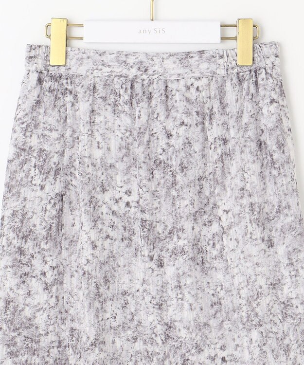 ANY SIS 【2SET】コンパクトトップス×ミスティプリントスカート セットアップ ミント