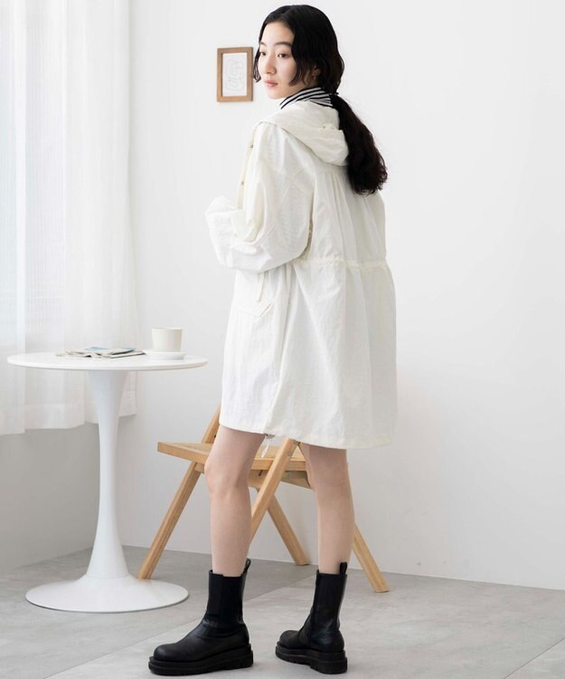 WEGO ナイロンスノーパーカー オフホワイト