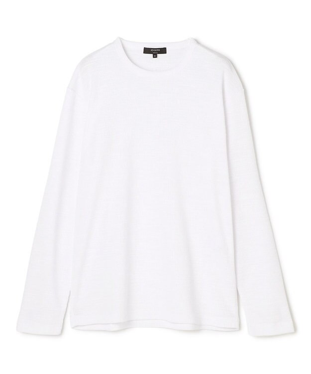 JOSEPH HOMME 【WEB・一部店舗限定】 メランジワッフル　クルーネックカットソー ホワイト系