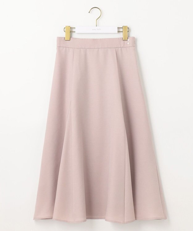 ANY SIS 【速乾・接触冷感】スムージーポリエステル フレアスカート ピンク