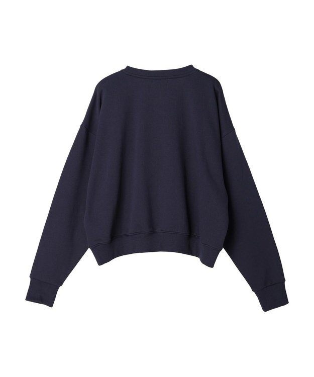 Green Parks Villains／パッチワーク裏毛プルオーバー Navy