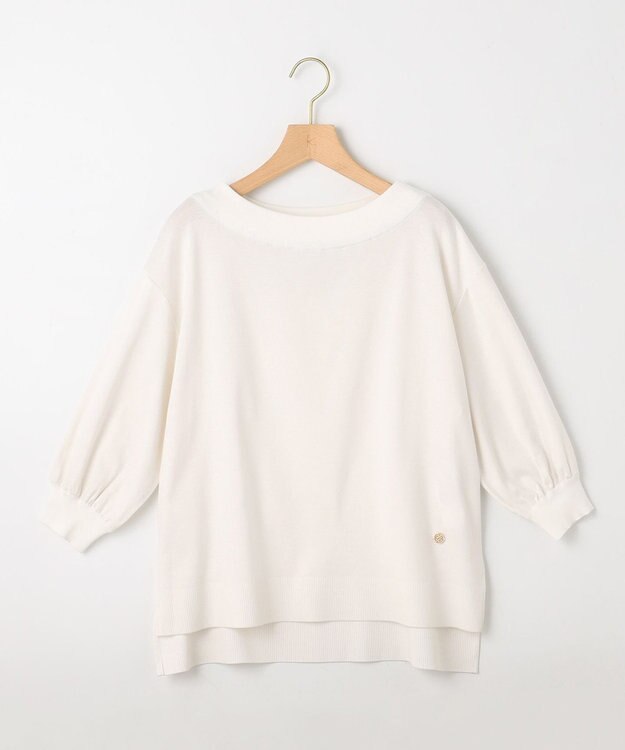 組曲 S 【WEB限定】セーターマシーン リラクシーニットTシャツ アイボリー系