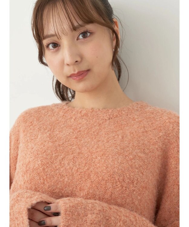 earth music&ecology ブークレプルオーバー Orange